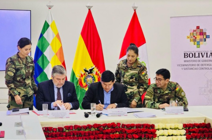  Perú y Bolivia coordinan acciones para la lucha contra el narcotráfico