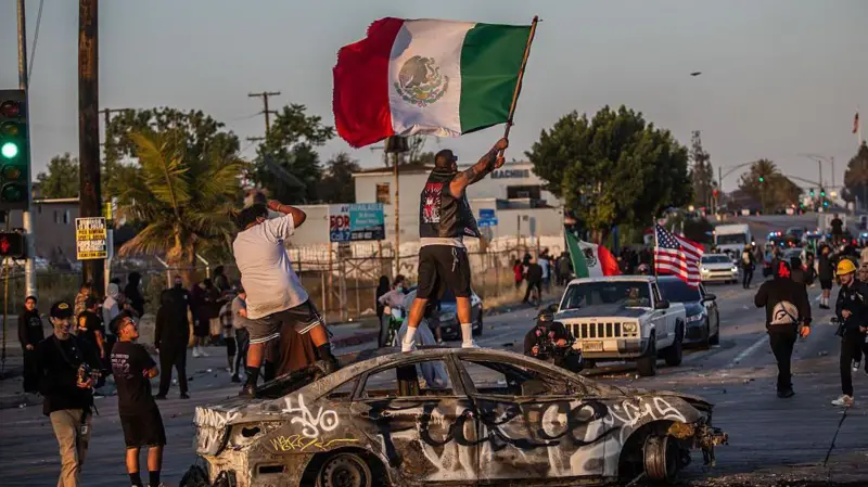  Los Ángeles se levantó en protestas contra las redadas de deportación