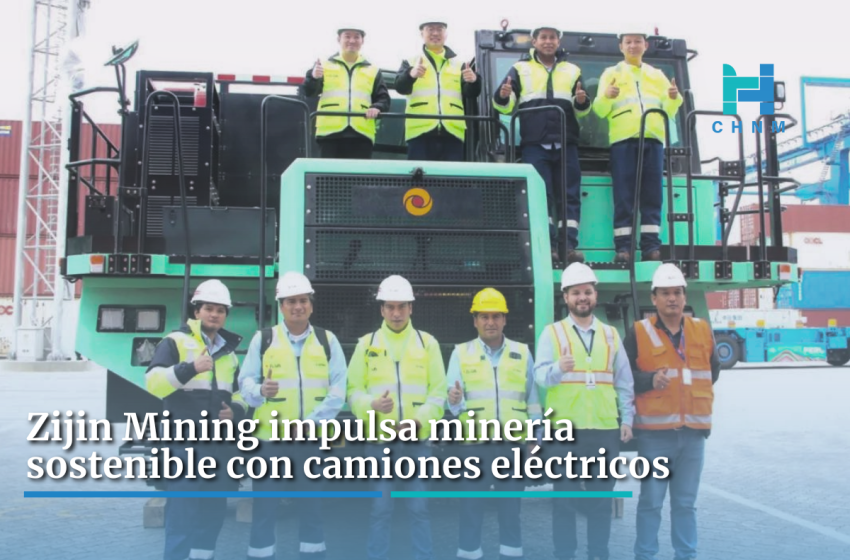  Zijin Mining impulsa minería sostenible con camiones eléctricos