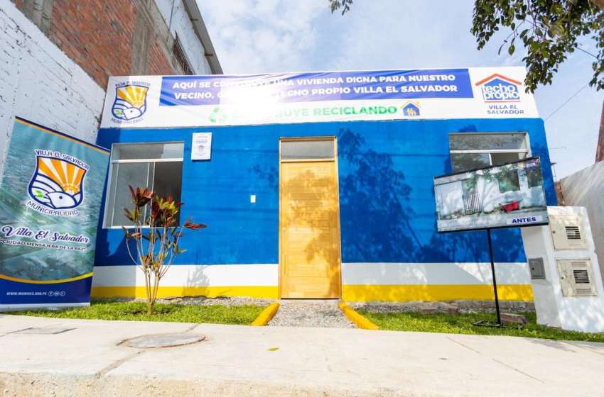  Surco impulsa viviendas verdes con reciclaje en Villa El Salvador