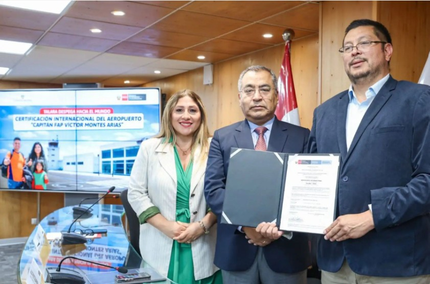  Aeropuerto de Talara ya es internacional: MTC otorga certificación de seguridad 2026