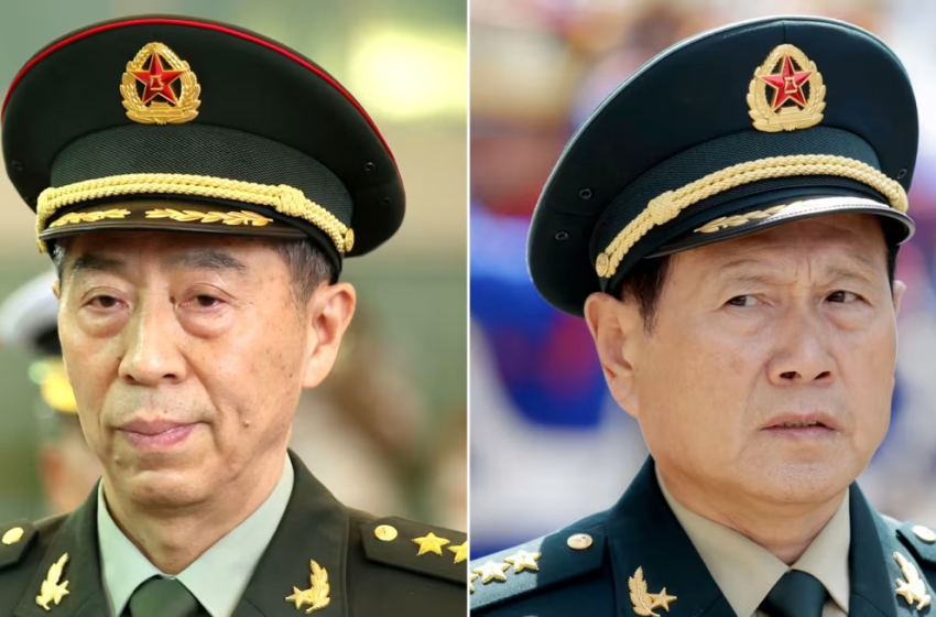  China conmuta penas de muerte a exministros de Defensa