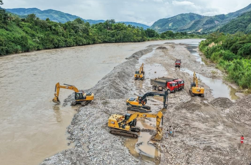  ANA ejecuta obras de defensa ribereña en el río Santa para proteger hectáreas de cultivo frente a la temporada de lluvias