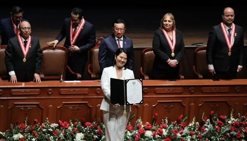  Nueve dignatarios vienen a la toma de mando de Keiko Fujimori