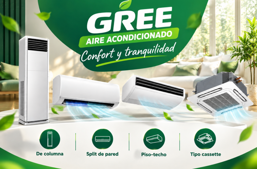  Showroom GREE en Lima: elige tu aire acondicionado y disfruta de 3 servicios gratuitos
