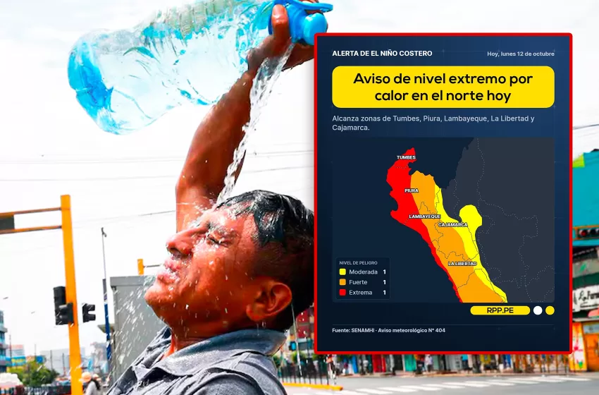  Senamhi alerta por temperaturas elevadas y radiación UV en varias regiones del Perú